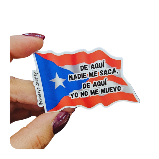 Bandera De Aqui nadie me saca