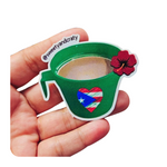 Tazita Verde Retro
