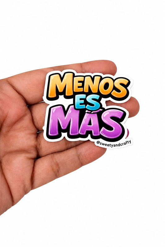 Menos es más